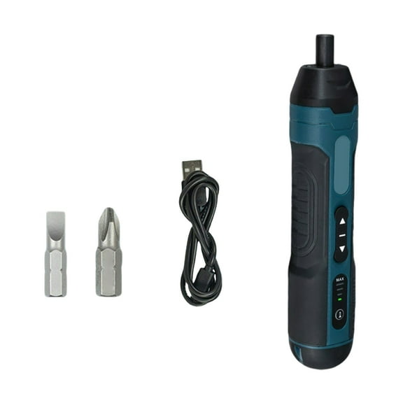 Lynono Ergonomic Cordless Screwdriver 4 Adjustable Torques Modes Magnetic Bit Holder For Secure Fastening