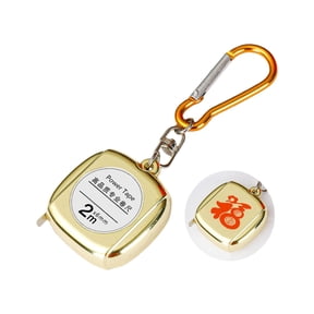 Lynono Everyday Carry Steel Tape Measure Lightweight Keyring Feature Measuring Tape