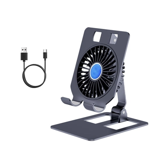 Lynono Foldable Mobile Device Cooling Pad 3200RPM Fast Speed Fan And Adjustable Angle