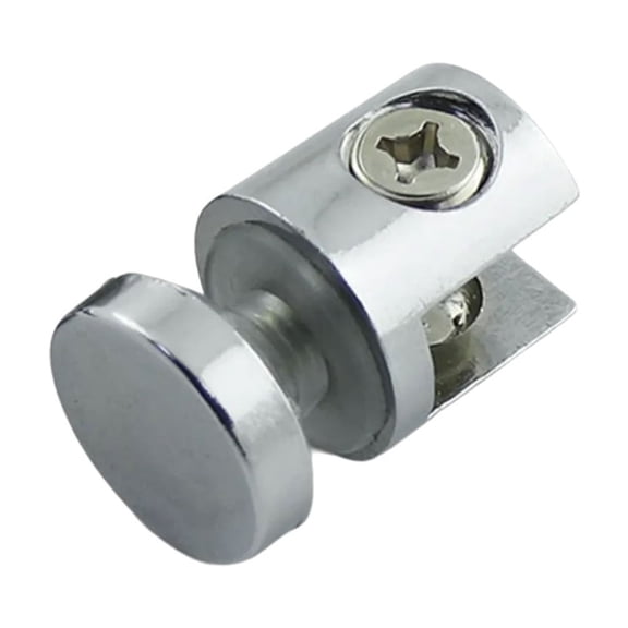 Lynono Furniture Connector Glass Clamp Holder Bracket Metal Fixed Clamp Adjustable Shelves Corner Bracket Hardware Accessories