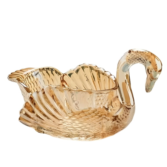 Lynono Glass Crystal Candy Dish,Candy Plate,Decorative Jewelry Tray,Biscuit Containers Food Storage,Bird Centerpieces Bowl