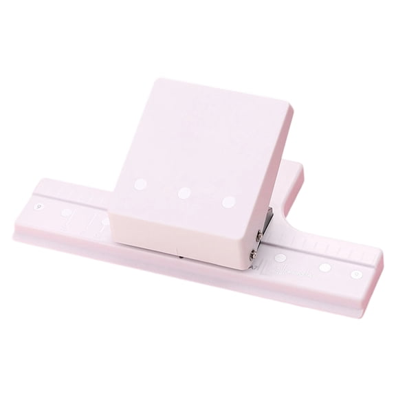 Lynono Heavy Duty 3 Hole Puncher 7 Sheets Capacity 5MM Round Hole Punches with Alignment Guide For Office and Industrial Use