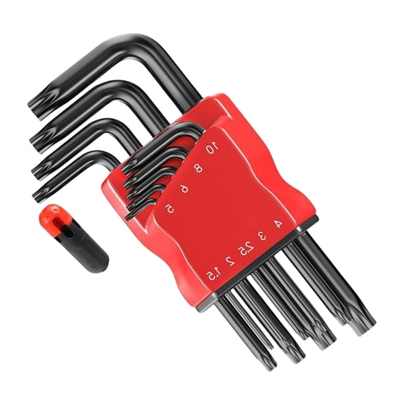 Lynono Heavy dutys Allens Wrench Torxs Star Wrench T Type Head Spanner Double End