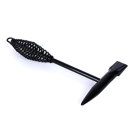 Lynono High Carbon Steel Welding Slag Hammer with Shock Absorbing Spring Handle for Debris Removal Household Application Repair