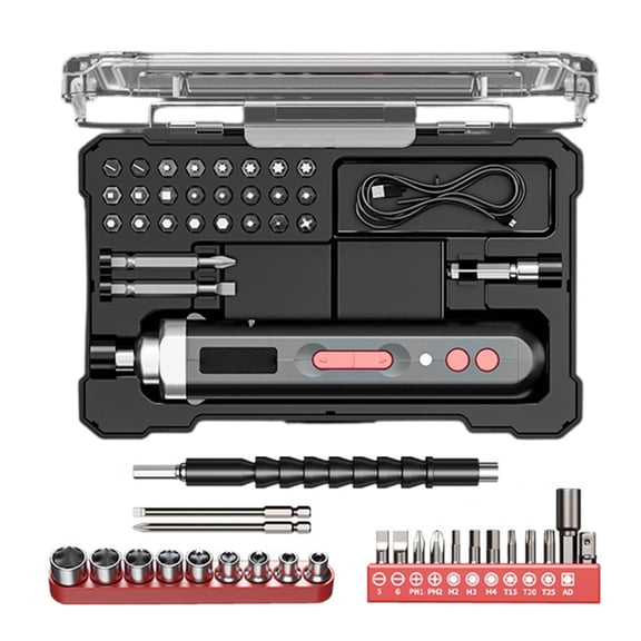 Lynono High Torque Electric Screwdriver Battery Powered Power Tool for DIY Projects