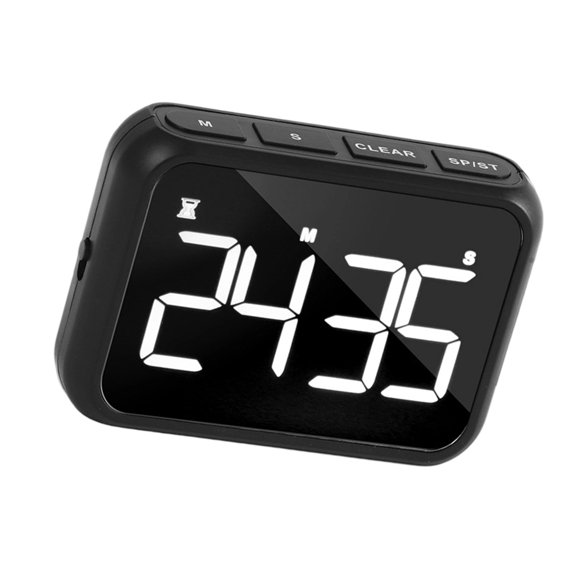 Lynono High Visible Digital Kitchen Timer with Magnetic Base User Friendly Countdown Timer for Oven & Fridge Attachment