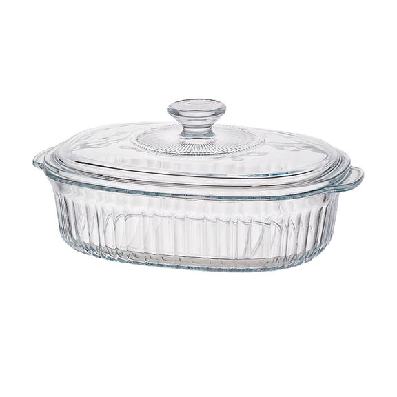 Lynono Large Capacity Glass Bakeware Set For Cooking Serving And Food Storage Use