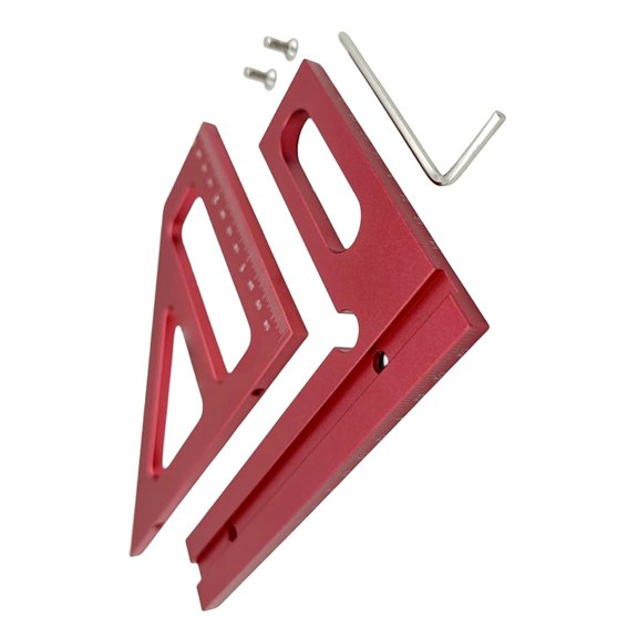 Lynono Lightweight Yet Strong Drafting Ruler Aluminum Layout Tool Design for Exact Angles Measurement In Various Applications