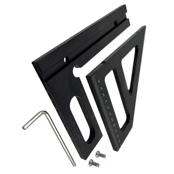 Lynono Lightweight Yet Strong Drafting Ruler Aluminum Layout Tool Design for Exact Angles Measurement In Various Applications