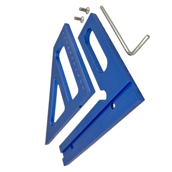 Lynono Lightweight Yet Strong Drafting Ruler Aluminum Layout Tool Design for Exact Angles Measurement In Various Applications