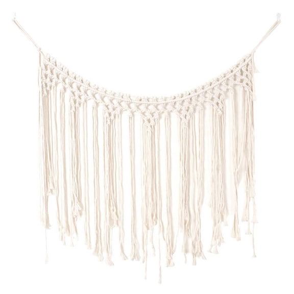 Lynono Macrame Wall Hanging Hand-woven Tapestry Tassel Boho Wedding Backdrop Decoration Sofa Home Ornament