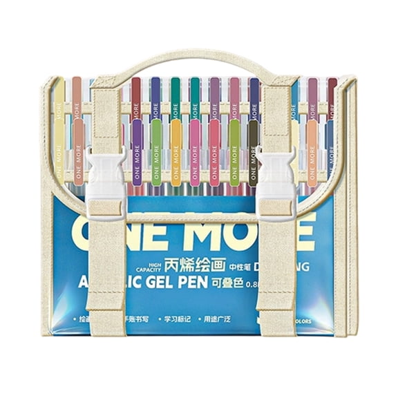 Lynono Multicolored Acrylic Gel Pen 0.8MM Retractable Gel Pen For Journal Notebook