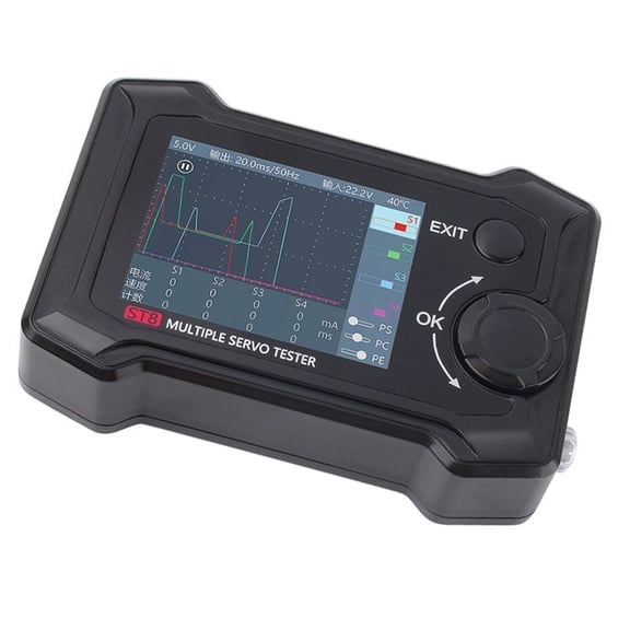 Lynono Multifunction Servo Tester With 7-28V Input And 10A Output Capacity For Drones Car Boats Model Testing And Debugging