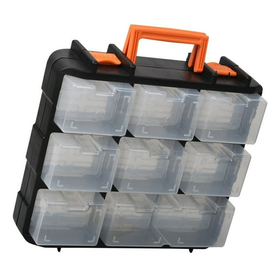 Lynono Multifunctional Tool Organizers Storage Box With Adjustable Sections Ideal For Storing Fasteners And Small Accessories