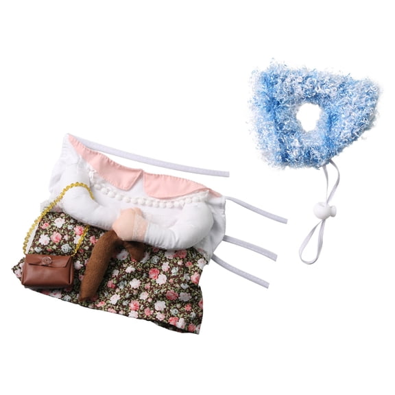 Lynono Novelty Make Up Dogs Grandmas Costume Comfortable Transformation Outfit