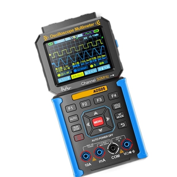 Lynono Oscilloscope 50MHz Bandwidth Low Distortions 2 Channels 200Msps Sampling