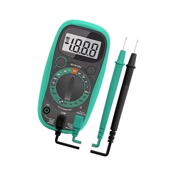 Lynono Portable Tester with Backlit Buzzer Auto Off Function LCD Multimeter 1999 Count Multi Tester Ammeter Voltemter