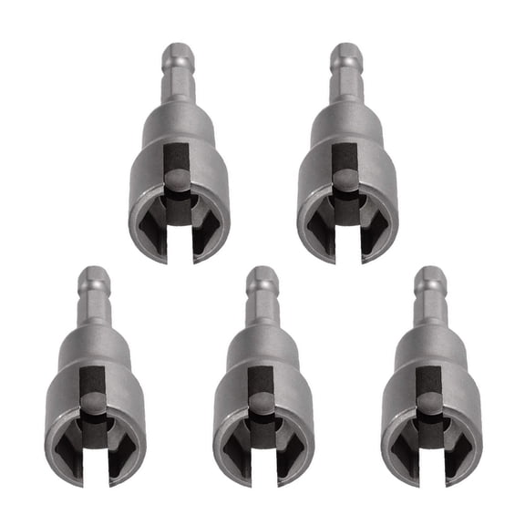 Lynono Power Wing Nut Driver Wing Nut Drill Bit Socket Wrench Tool 1/4inch Hex Shank for Panel Nut Screws Electric Screwdriver