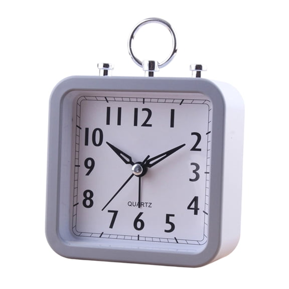 Lynono Quiet Travel Alarm Clock Battery Operated Analog Alarm Clock With Clear Display For Home Or Camping