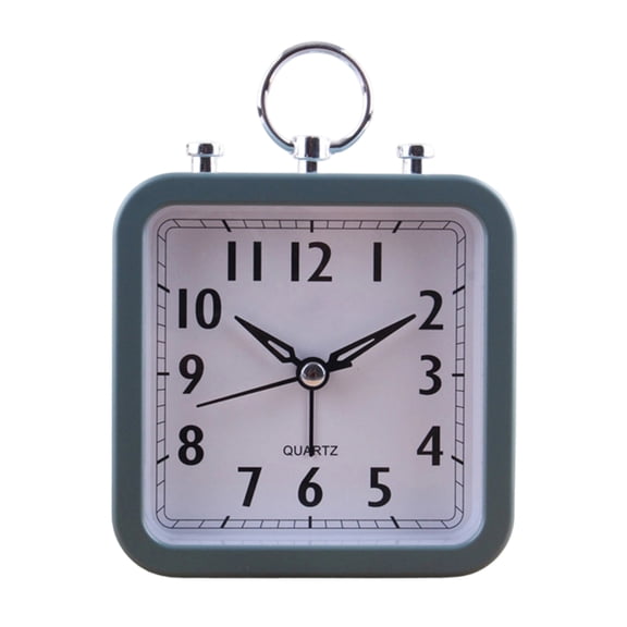Lynono Quiet Travel Alarm Clock Battery Operated Analog Alarm Clock With Clear Display For Home Or Camping