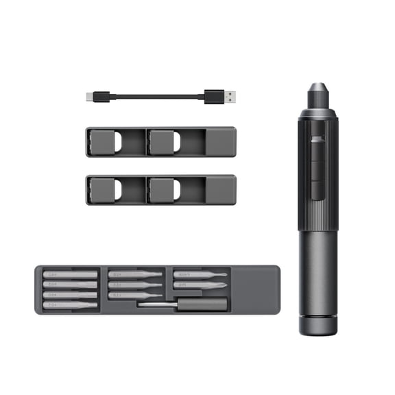 Lynono Rechargeable Electric Drill with Drill Bit Powerful Motor Hole Punching Tool For DIY Crafting Jewelry Making