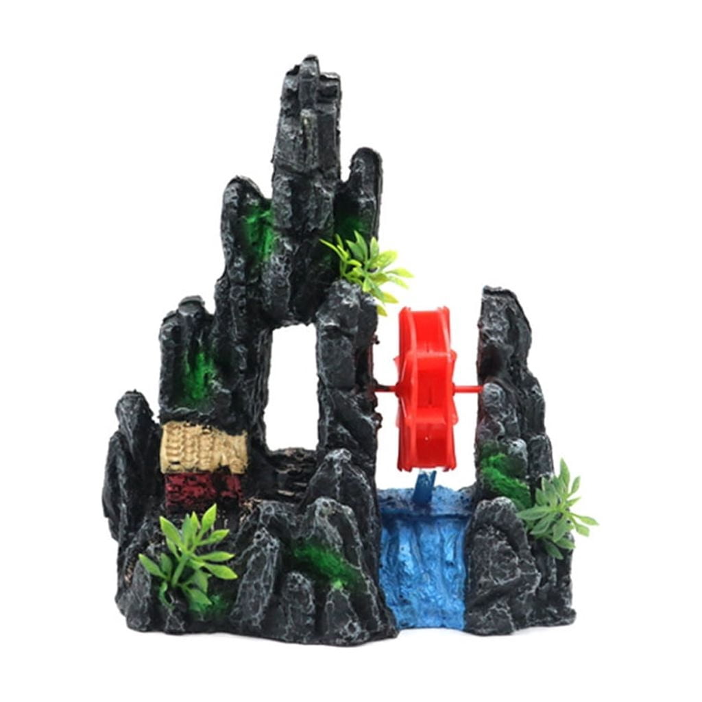 Lynono Rock Landscape Display Decoration for Hobbyists, Molded Mountain ...