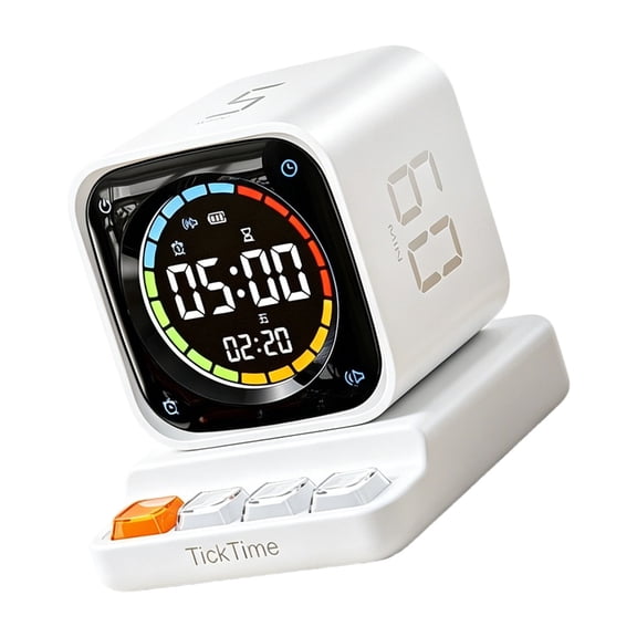 Lynono Rotating Timer with Weight Sensors Rechargeable for Study Work Time Management