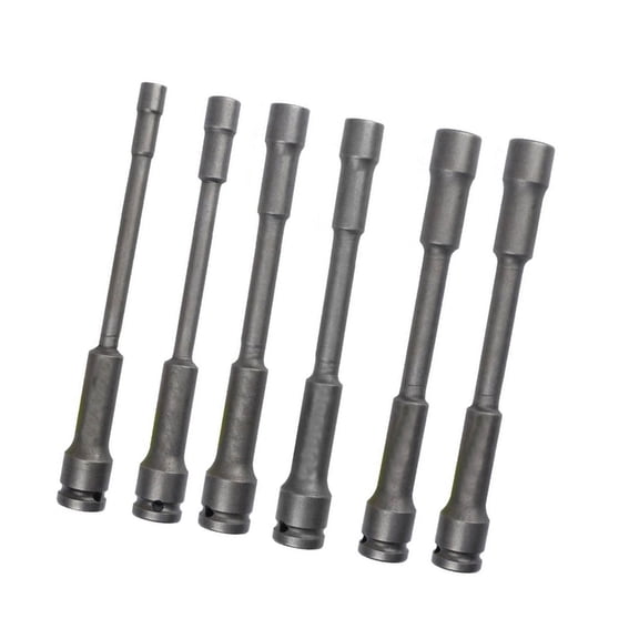 Lynono Set Of 7 High Strength Steel Socket Spanner Hand Tool With Drop Resistant Design For Automotive And Mechanical Repairs