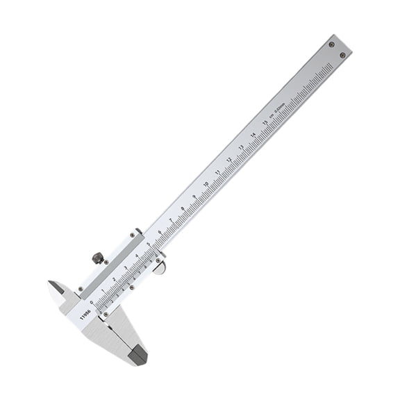 Lynono Shockproof Manual Micrometer 150/200/300mm Caliper Measuring Tool Metal Vernier Caliper for Diameter Step Measurement