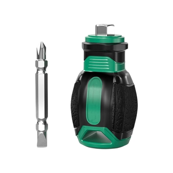 Lynono Space Saving Double Head Magnetic Screwdriver Compact Grip For Confined Space IndustrialHang1ngStorage Compact Grip
