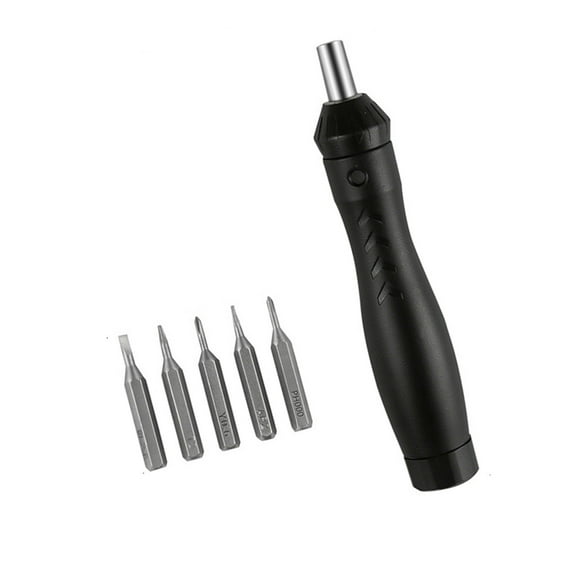 Lynono Space Saving Ratcheting Screwdriver with 5 Magnetic Bit Comfortable Nonslip Handle Tool Kit for DIY Projects