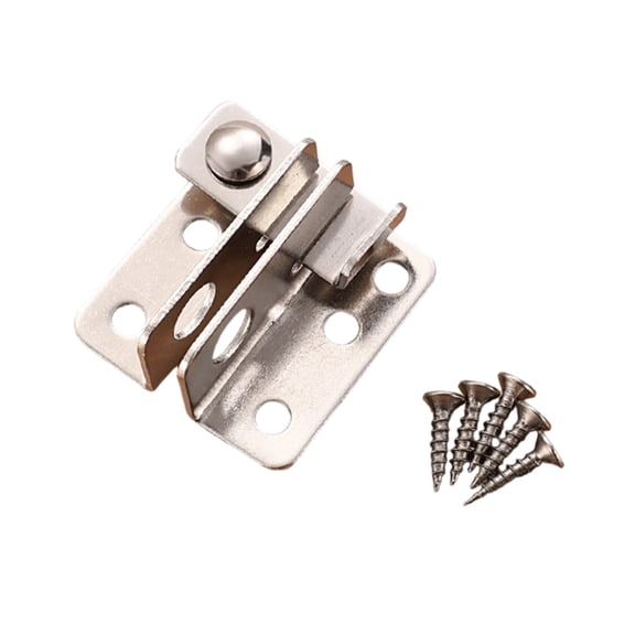 Lynono Stainless Steel Furniture Attachments No Drill Left Hand Security Lock for Home