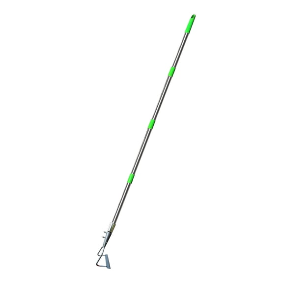 Lynono Stainless Steel Yard Tool Garden Hoe With Adjustable Poles Professional Weeds Removal Shovel For Outdoor Gardening