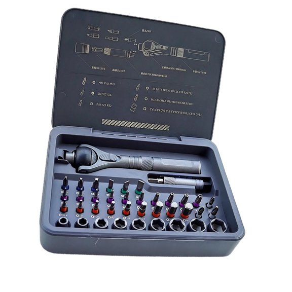 Lynono Strong Screwdriver Tool Group With Magnetic Extension post And grip For Technicians