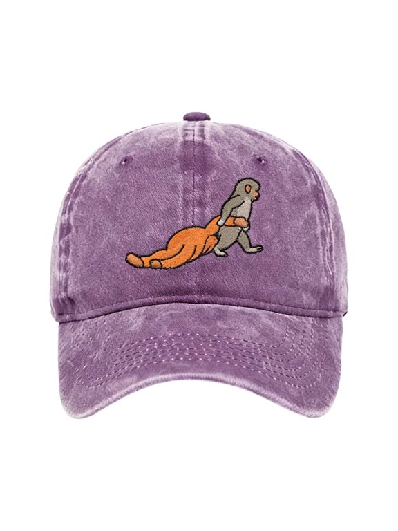 Stylish Punch the Monkey Design Baseball Hat Soft Fabric Cap For Summer Use