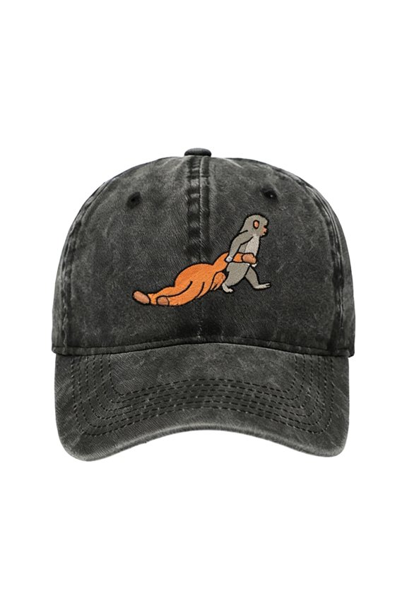 Stylish Punch the Monkey Design Baseball Hat Soft Fabric Cap For Summer Use