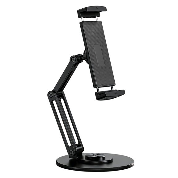 Lynono Tablet Stand Bracket Desk Adjustable Tablet Bracket Foldable 360 Degree