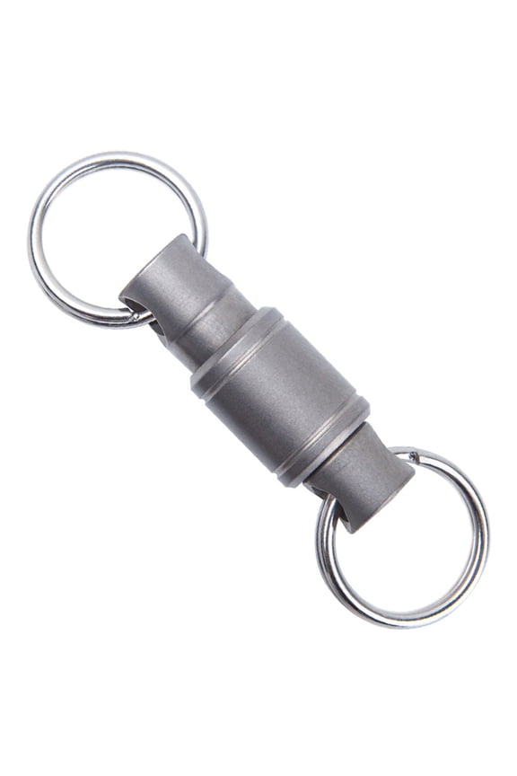 Titaniums Keyring Bidirectional Separator Swivels Keychain Pull Apart Detachable