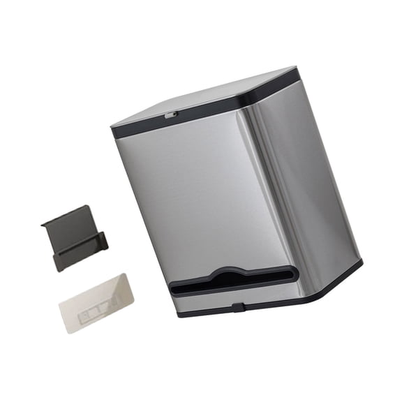 Lynono Trash Can with Tissue Dispenser Wall Mount for Household Home Environment