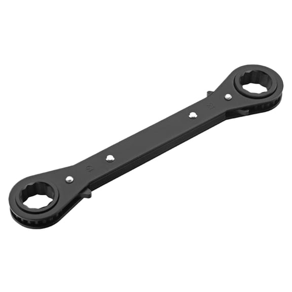 Lynono Two Direction Ratcheting Wrench Set 6 to 21mm Double Head Rust Resistant Electroplated Quick Tool Kit Tight Space Repair