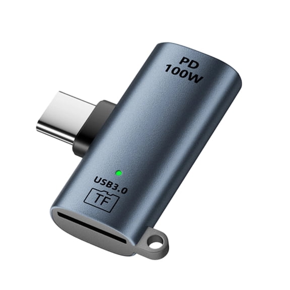 Lynono Type C Card Reader with 100W Charging Port for Photo File Transfer