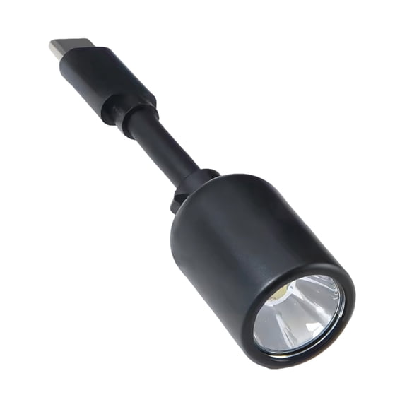 Lynono Type C Plugs in LED Torches Handheld Flashlights with 3 Brightness Mode for Daily