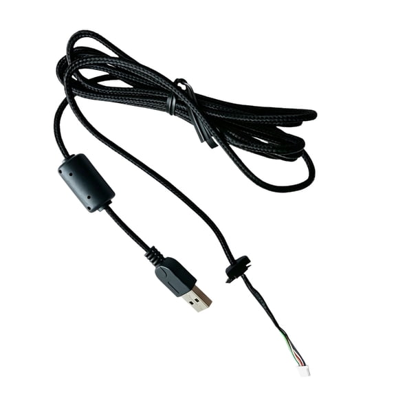 Lynono USB Mouse Wire Mouse Cable Replacement Soft Rubber Wire for G9X Mouse