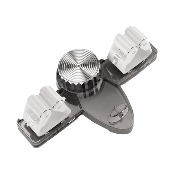Lynono Wall Mounted Broom Mop Holder Suction Hanger Rack for Bathroom Kitchen Organizer