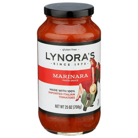 Lynora's Marinara Pasta Sauce 25 oz (Pack of 6)