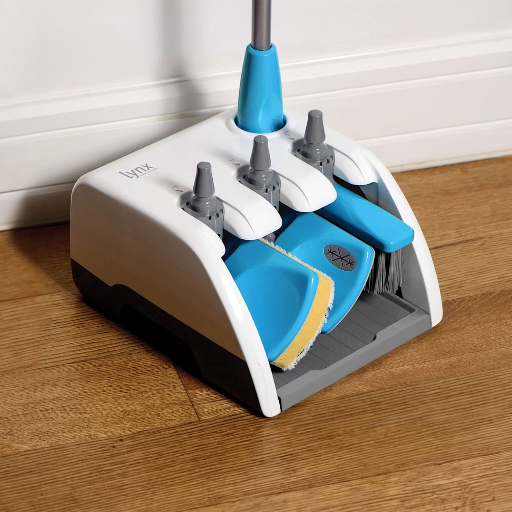 Lynx 4-In-1 Home Cleaning System - Detachable Broom, Mop, Duster