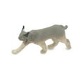 thumbnail image 1 of Lynx, Hand Painted, Gray, Educational, Rubber Cat, Realistic Figure, Lifelike Model, Figurine, Replica, Gift, 2 3/4" SF20 B31, 1 of 7