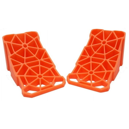 Lynx Lil' Chock 2 Pack RV Chock, 000172, Orange, Plastic