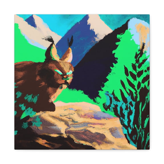 Lynx in Minimalism - Canvas