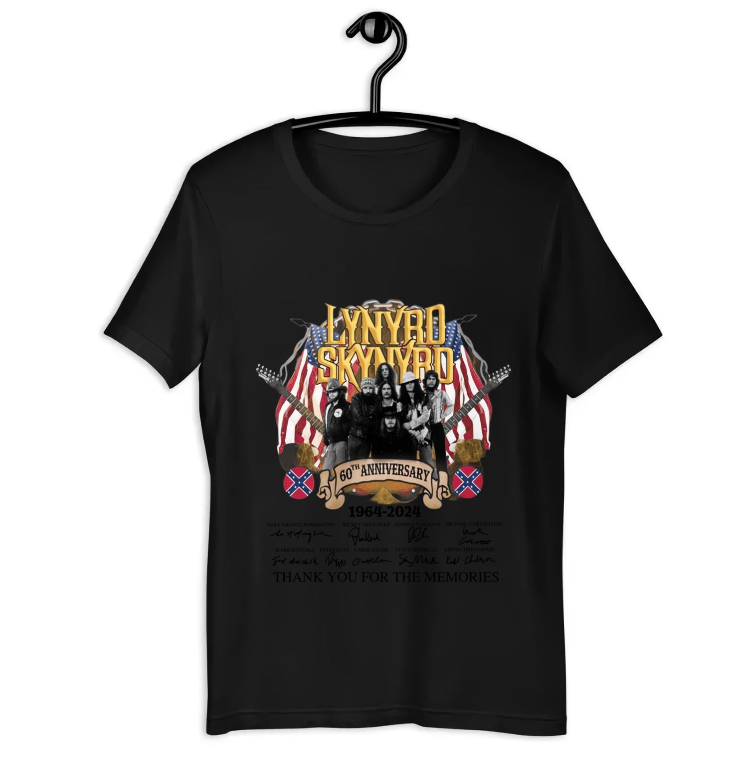 Lynyrd Skynyrd 60Th Anniversary T1964 2024 Thank You For The Memories